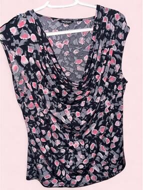 George Women's Multi and Black Blous